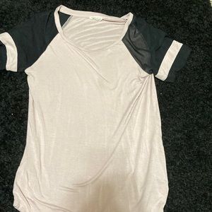 Pink and black t-shirt